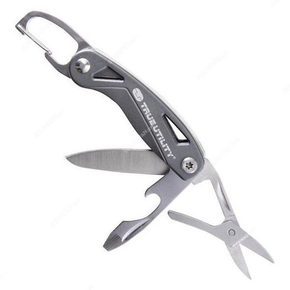 True Utility Clip Stick Multi Tool, TU-198, Silver