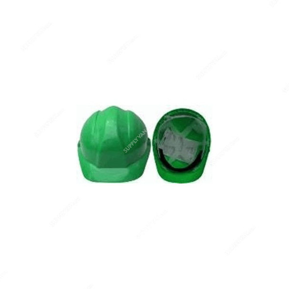 Vaultex Safety Helmet With Pinlock Plastic Suspension, VH, Green