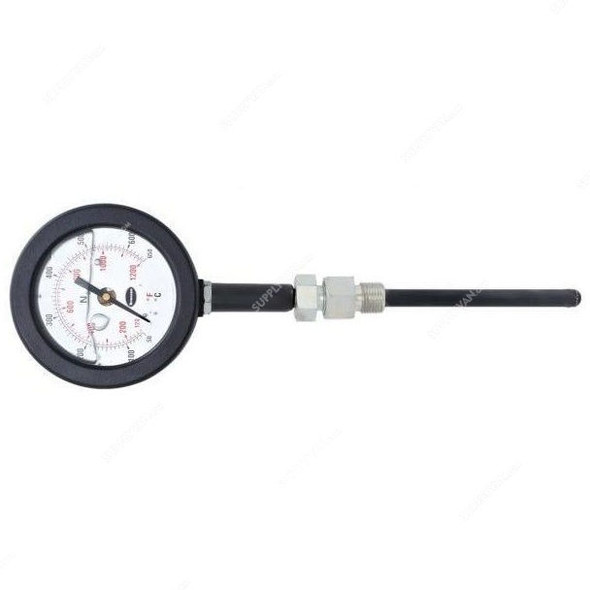Brannan Exhaust Gas Thermometer, 93-100-1, 150MM, Bottom Entry