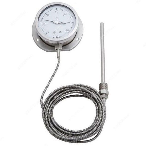 Calcon Gas Filled Capillary Type Thermometer, TG18C, 100MMx7 Mtrs, 0-120 Deg. C