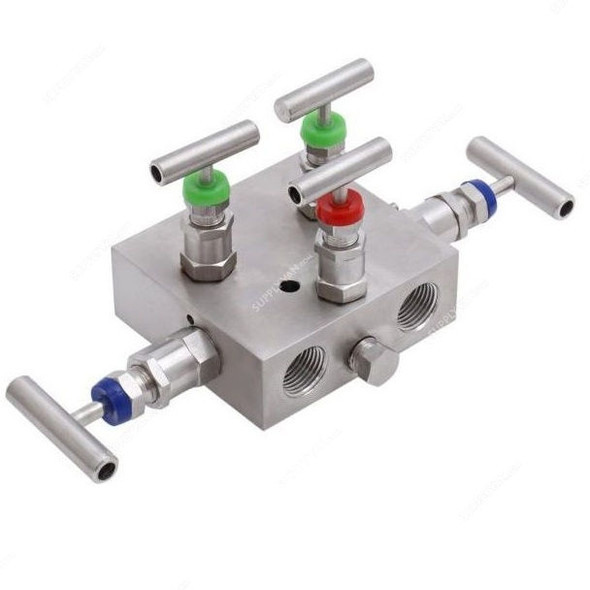 Calcon 5 Way Manifold Valve, 1/2 Inch, FNPT