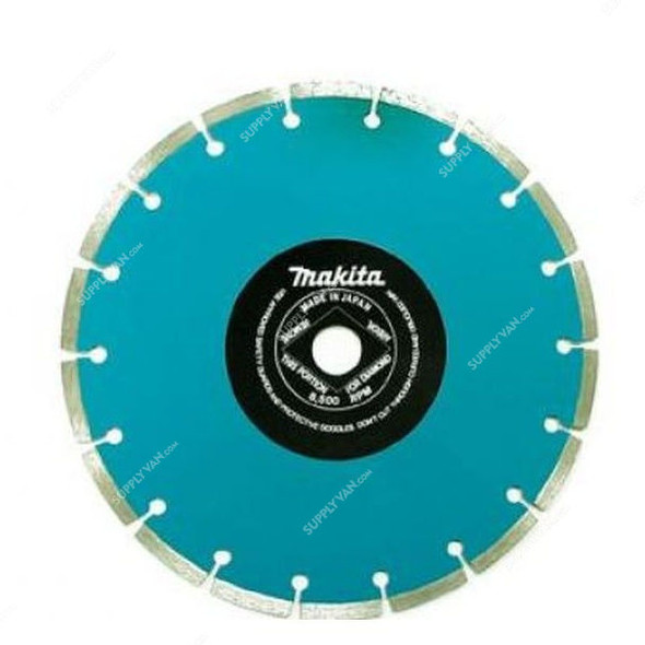Makita Segmented Diamond Blade, A-02406, Dry, 255MM, Blue