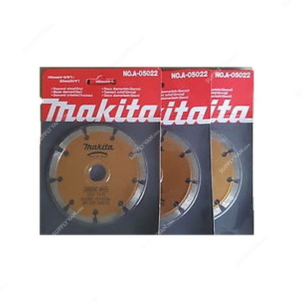 Makita Segmented Diamond Blade, A-05022, Dry, 110MM, Gold