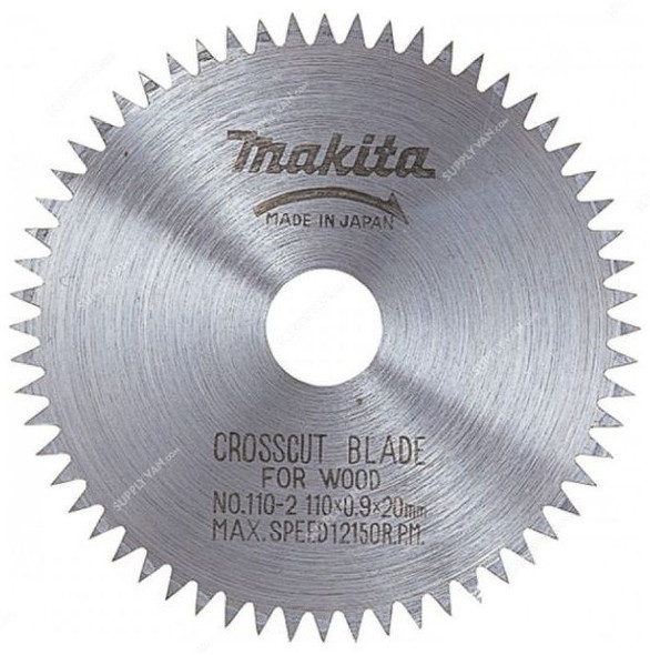 Makita Cross Cutting Saw Blade, 792012-4, 110x20MM, 60 Teeth