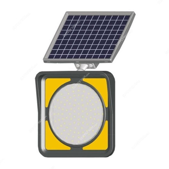 LED Solar Flashing Street Light, 11850FLS, 400x400MM, Yellow