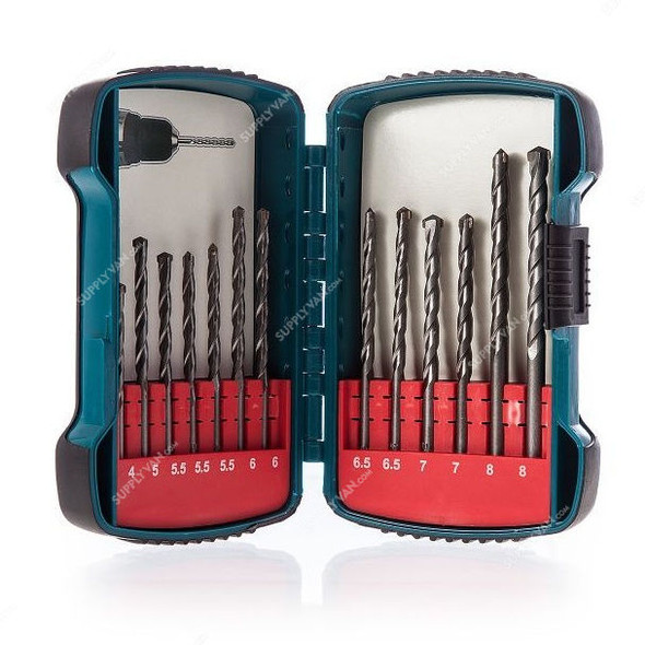 Makita Masonry Drill Bit Set, P-51889, 13PCS