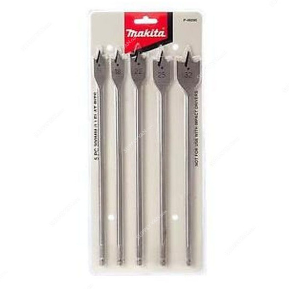 Makita Spade Bit Set, P-46090, 300MM, 5PCS