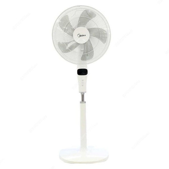 Midea Stand Fan, FS4015DR, 16 Inch, 55W, White