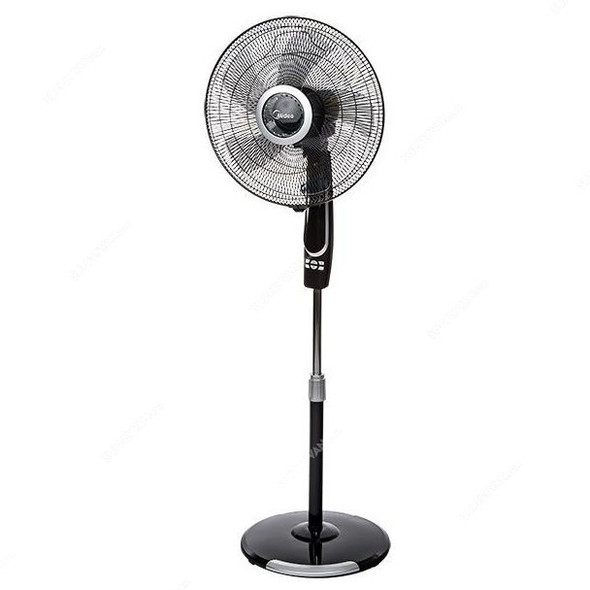 Midea Stand Fan, FS4010AR, 16 Inch, 50W, Grey and Black