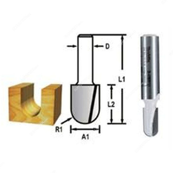 Makita Core Box Router Bit, D-48000, 12.7x10MM