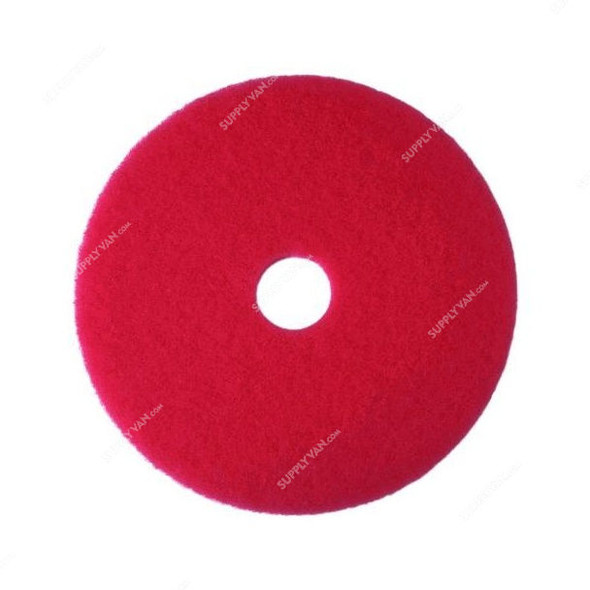 3M Red Buffer Pad, 5100, PK5
