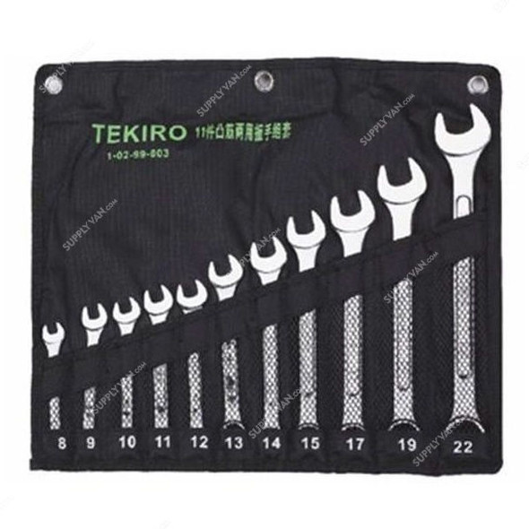 Tekiro Combination Wrench Set, W-C11SM, 11PCS