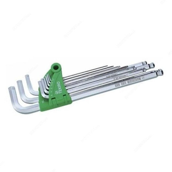 Tekiro Hex Key Set, W-HK9BL, 9PCS