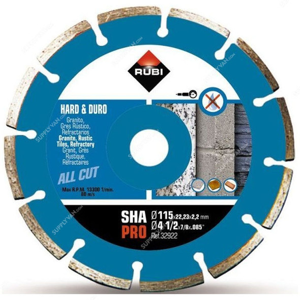 Rubi Diamond Blade, 032922, 115MM