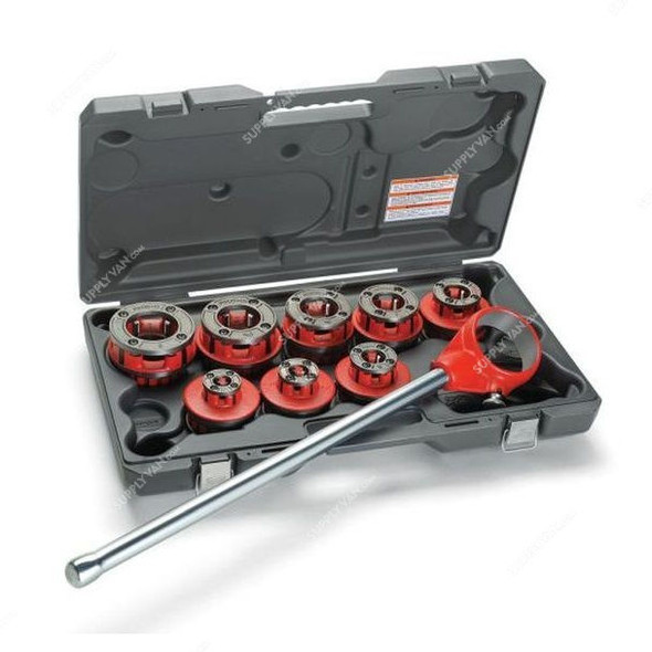 Ridgid Threader Set, 36390, NPT, 1/8 Inch-1-1/4 Inch