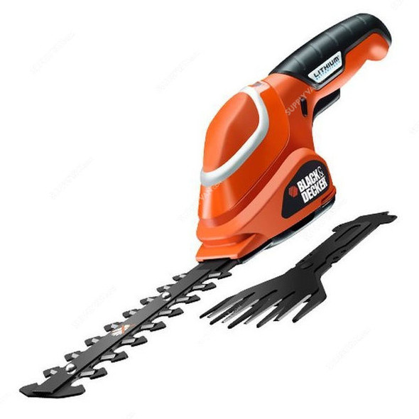 Black and Decker Cordless Shear Shrubber Kit, GSL700-GB, 7V