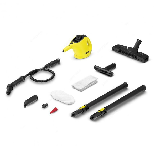 Karcher Steam Cleaner With Floor Kit, 1-516-232-0, Black and Yellow