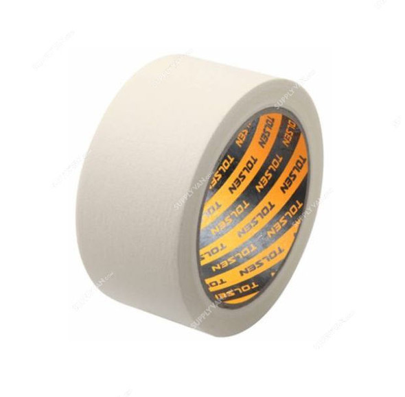 Tolsen Safety Masking Tape, 50245, White