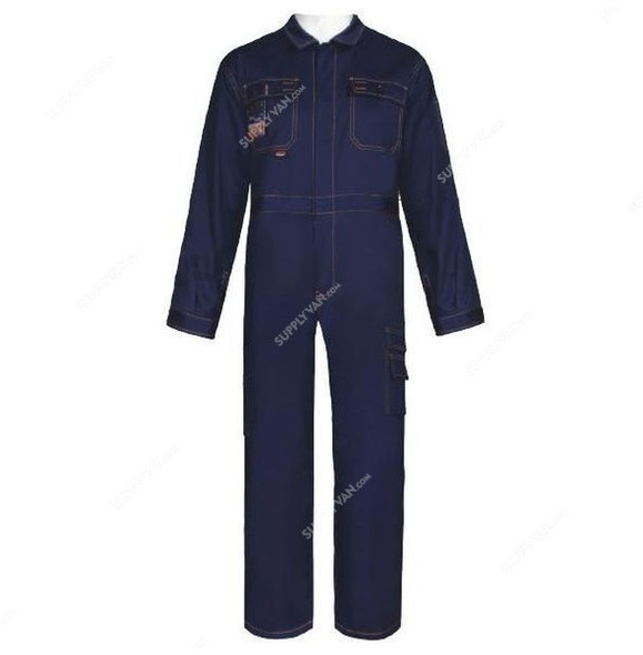 Taha Safety Coverall, Navy Blue, L
