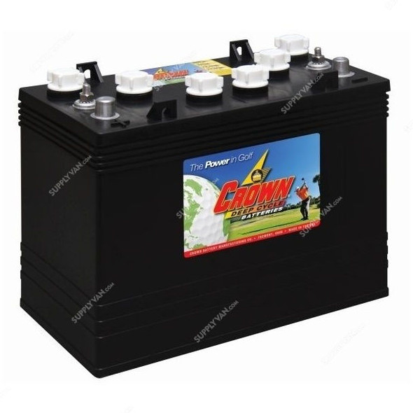 Crown Battery Deep Cycle Battery, DGC150, 12V, 5A