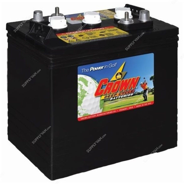 Crown Battery Deep Cycle Battery, D06235, 6V, 5A
