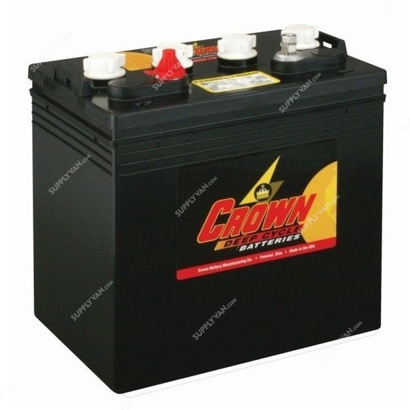 Crown Battery Deep Cycle Battery, D08165, 8V, 5A
