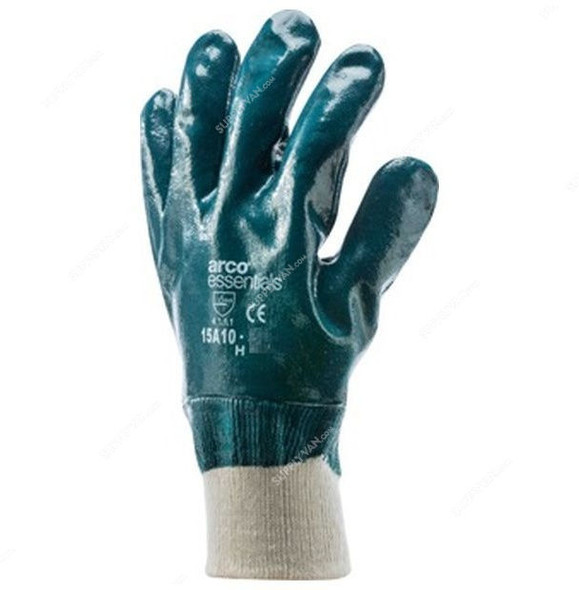 Arco Safety Gloves, 15A1010, 10, Blue and White