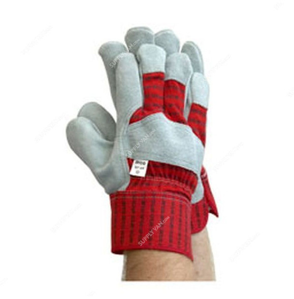 Arco Safety Gloves, 1221700, 10, Red and Grey