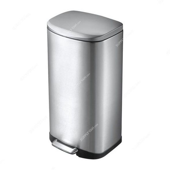 Eko Step Bin, ALEK9366MT-20L, 20 Litre, Metal Grey