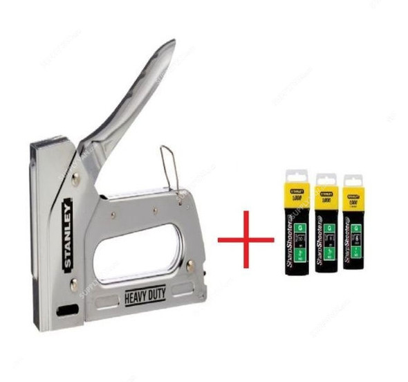 Stanley Staple Gun With 3 Sets of Pins, TR110-Combo