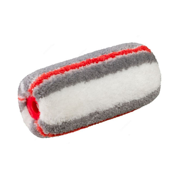 Beorol Paint Roller Cover, VJMSR188, Jumbo Master, White and red