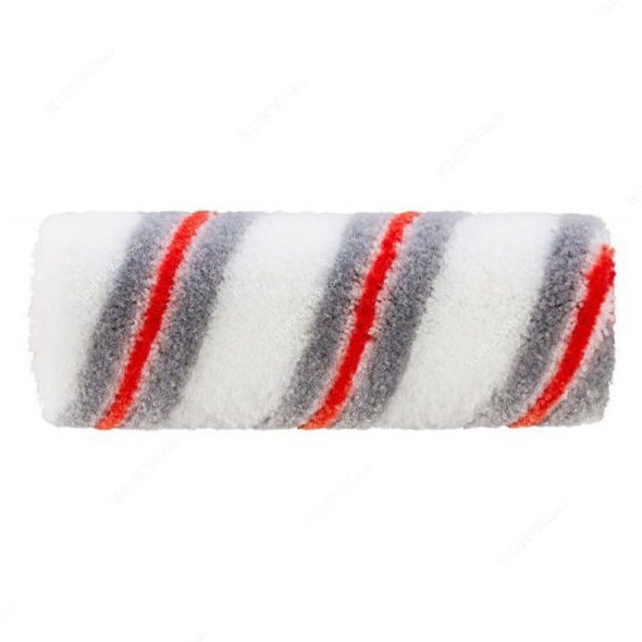 Beorol Paint Roller Cover, VMSR23CG45, Master, White and Red