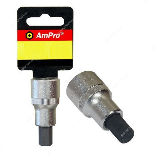 Ampro Hex Bit Socket, T-33044, 4MM