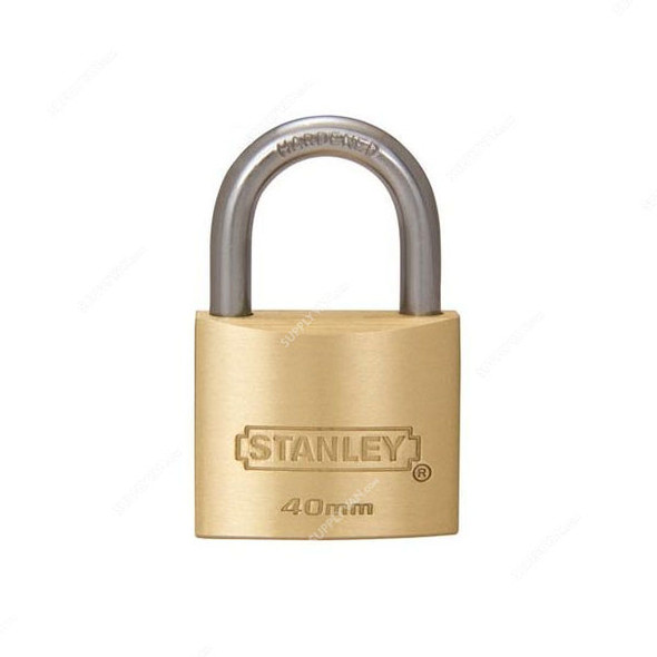 Stanley Pad Lock, S742-031, 40MM