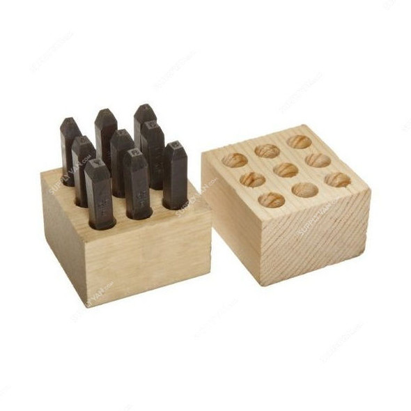 Young Bros Stamp Figure Set, 02093, 3/32 Inch, 9PCS
