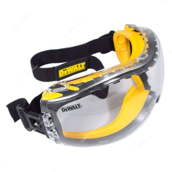 Dewalt Concealer Safety Goggles , DPG82-11, Clear