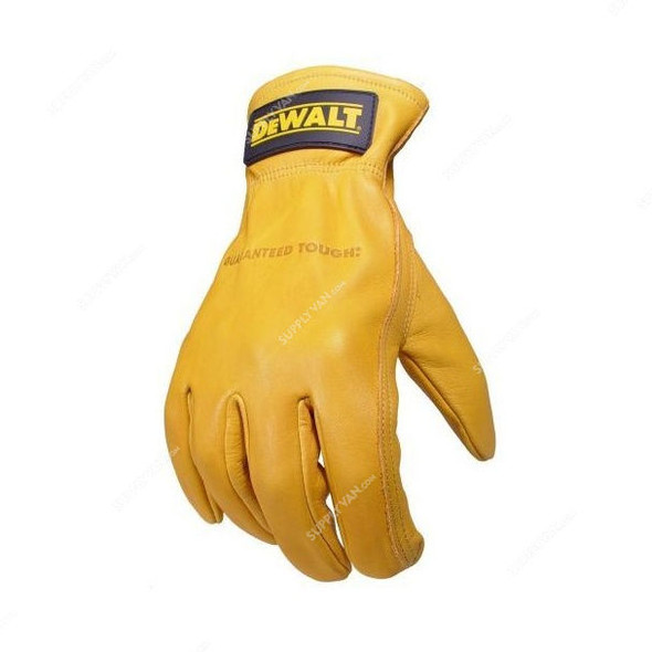 Dewalt Premium Driver Gloves , DPG31L, L, Yellow