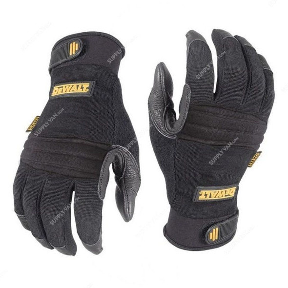Dewalt Vibration Absorption Gloves , DPG250L, L, Black