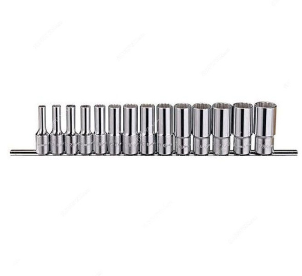 Genius SAE Deep Hand Socket Set, TW-314SD, 14PCS