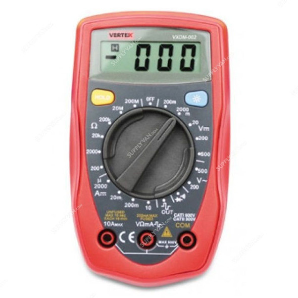 Vertex Digital Multimeter, VXDM-002, 200V