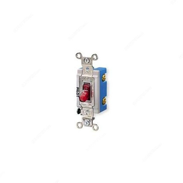 Hubbell 3 Way Toggle Switch, HUBHBL1203PL, 15A, 120-277VAC