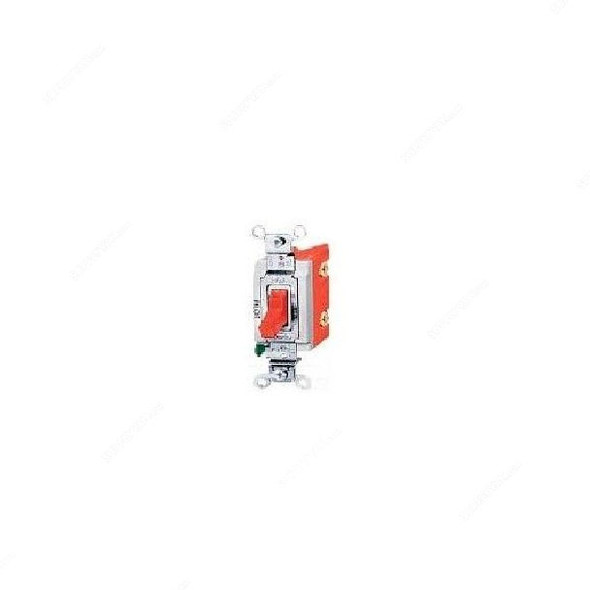 Hubbell 2 Way Toggle Switch, HUBHBL1221PLG, 20A, 120-277VAC