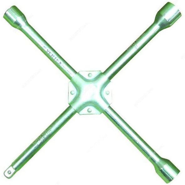 Vertex 4 Way Cross Wrench, VXCW-1912, 1/2 Inch