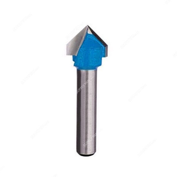 Vertex 90 Degree Grooving Router Bit, VXRB-GB01, 12 Inch