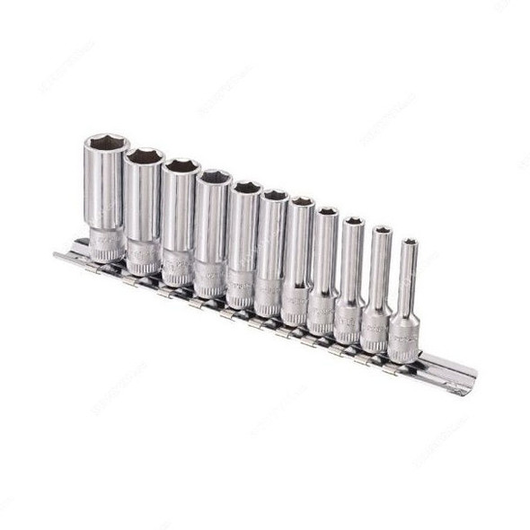 Genius Metric Deep Hand Socket Set, GD-211M, 11PCS