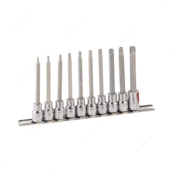 Genius Star Bit Socket Set, BS-310TAL, 10PCS