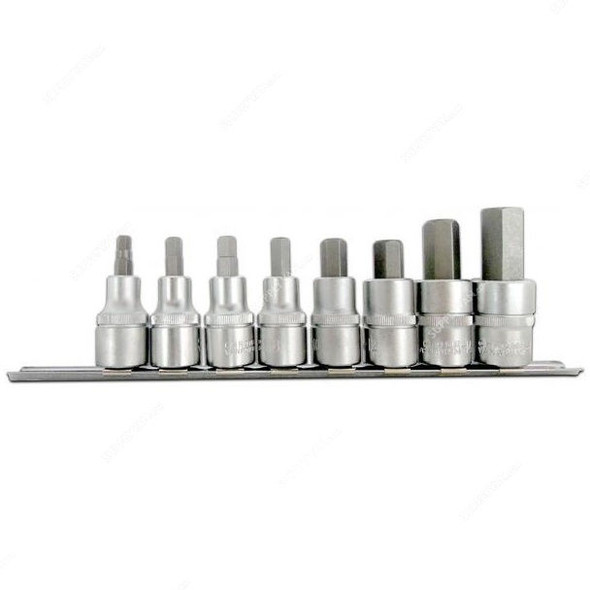 Vertex Hex Socket Bit Set, VXAS-M08, 8PCS