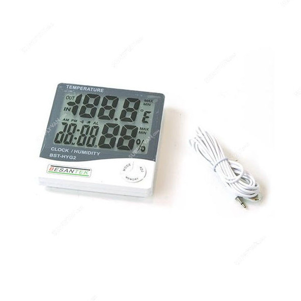 Besantek Large Display Thermo-Hygrometer, BST-HYG2