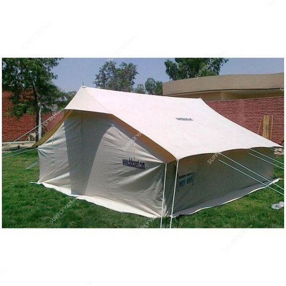 Dutarp Water Proof Canvas Tent, 4x4 Mtrs