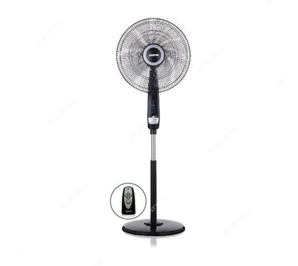 Geepas Remote Control Stand Fan, GF9489, 16 Inch, 60W